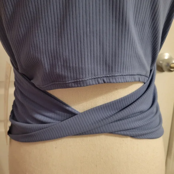 LULULEMON ALL IT TAKES BACK TWIST RIBBED SHORT SLEEVE - Picture 7 of 12